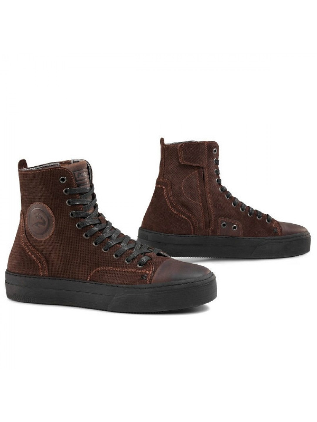 Ghete moto Falco Lennox brown