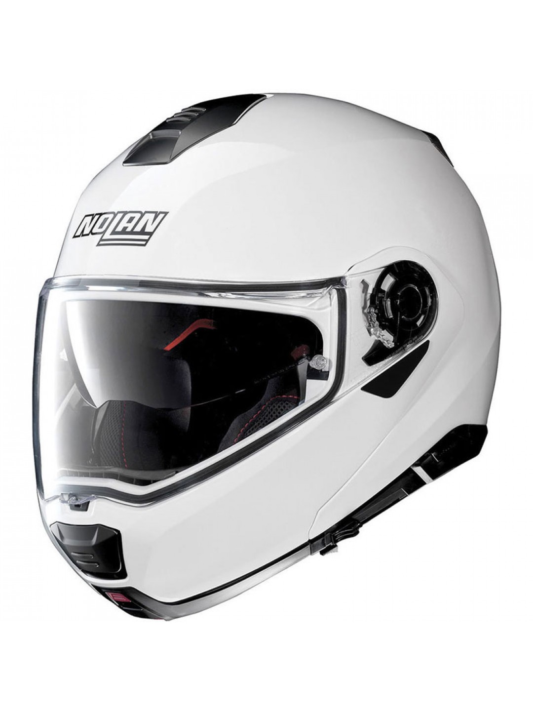 Casca moto flip-up Nolan N100-5 Special N Com pure white
