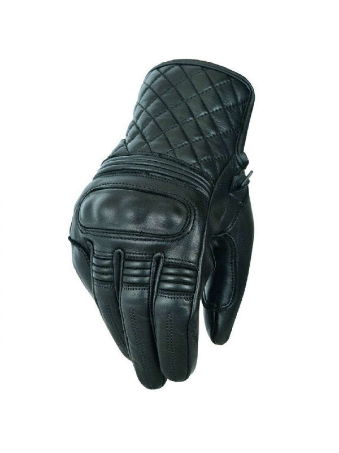 Manusi moto piele SM Racewear Rambler black