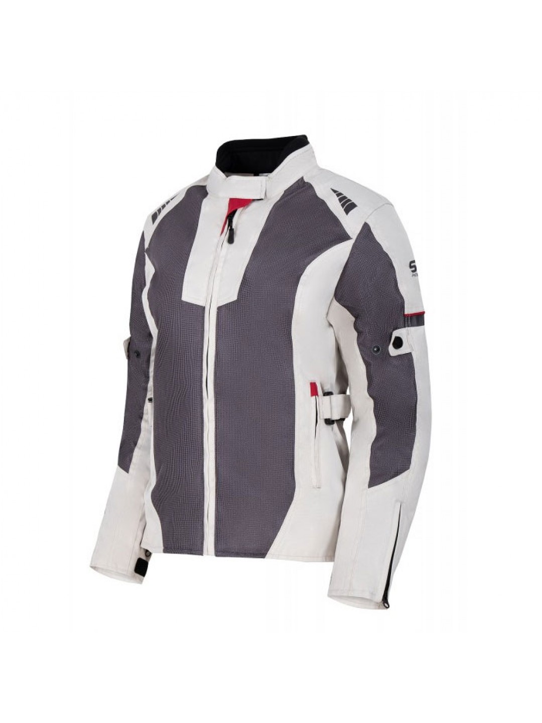 Geaca moto SM Racewear Mesh 2.0 Lady light grey