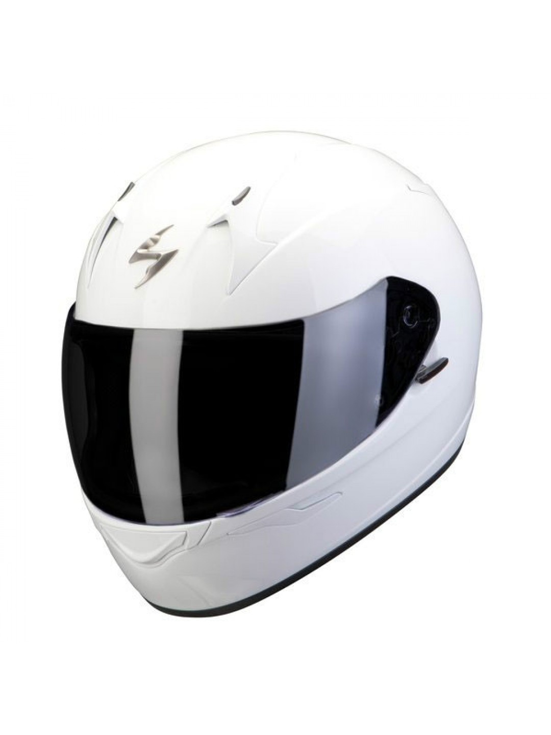 Casca moto integrala Scorpion Exo 390 Solid Alb
