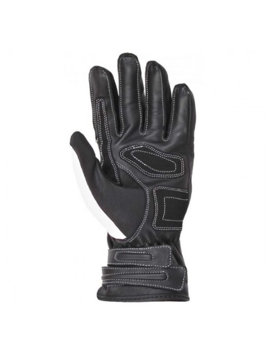 Manusi moto piele Tschul Lady 301 negru/alb